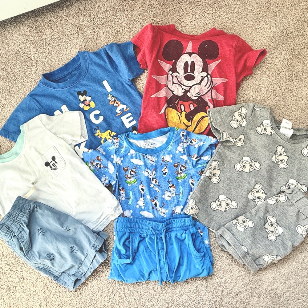 Disney Mickey Mouse Kids Clothing Lot 2T